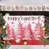 1Pcs Anti Fatigue Kitchen Rugs Snowy Pine Trees Waterproof Non-Slip Thick Cushioned Kitchen Mat Heavy Duty Comfort Standing Mat for Kitchen