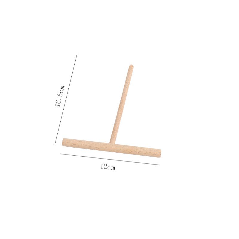 Egg Crepe Scraper Set with Bamboo Dragonfly Engraving - Jianbing Guozi Rake Kitchen Tool