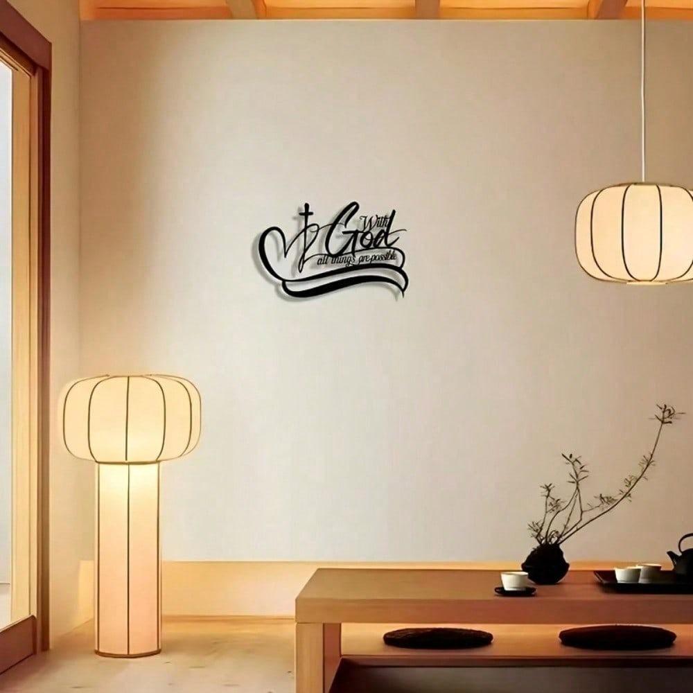 Metal Wall Art Modern Sculpture Abstract Decor Living Room Foyer Birthday Gift