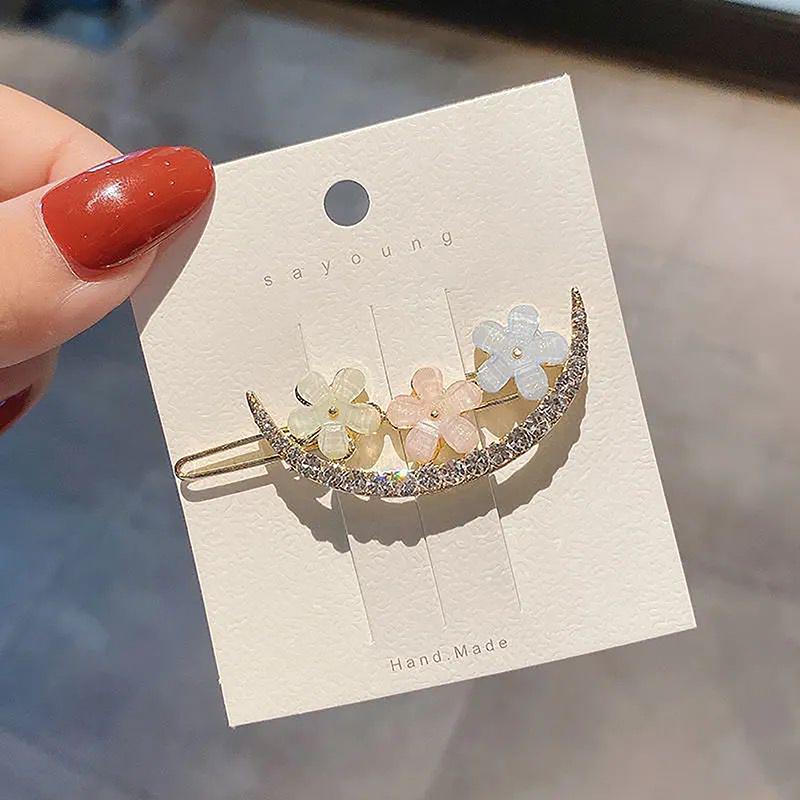 Γλυκά Πολύχρωμα Φουρκέτες Λαμπερό Λουλούδι Καρδιά Κλιπ Μαλλιών Για Κορίτσια Πλαϊνές Μπαρέτες Χαριτωμένες Φουρκέτες Αξεσουάρ Μαλλιών