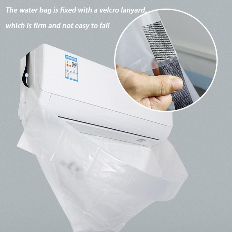 Air Conditioner Tools Below 2P Cleaning Dust Protection Cleaning Cover Air Conditioner Cleaning Cover with 3M Water Pipe