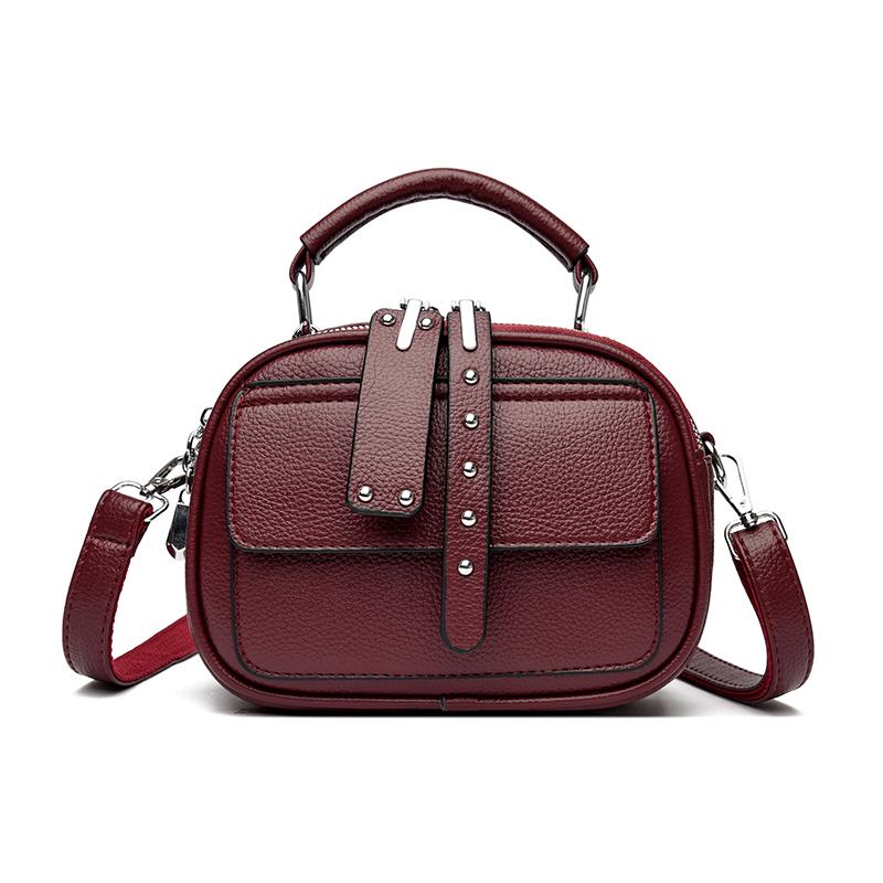 2025 Fashion Leather Designer Crossbody Shoulder Bag For Women Luxury Ladies Handbag And Purse Casual Totes Messenger Sac A Main