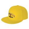 Fashion Nashville Music City Country Music Flat Brim Sun Hat  Trendy Street Style Unisexs Cap