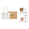 Coach Mollie Classic Logo Coated Canvas Tote Bag Women tote bags Chalk-White CV967-IMXU5