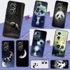 Cute Cartoon Panda Phone Case For OPPO Reno 12 12F 11 13 F 8T 7 8 10 Pro OPPO Find X8 Pro X6 X3 X5 Lite Cover