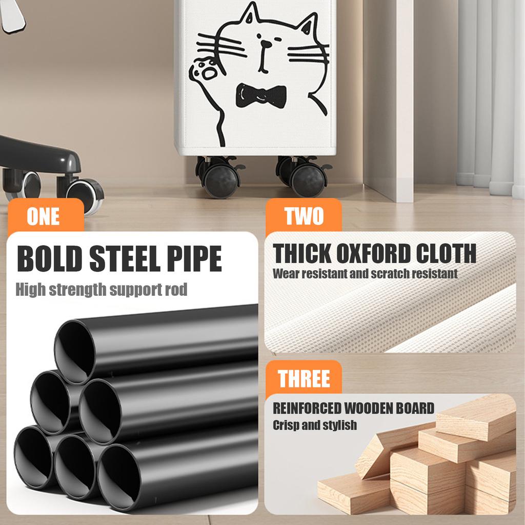 Organizer na kółkach do przechowywania pod biurkiem z kółkami do biura, szkoły, domu, na torby na laptopa, książki, teczki