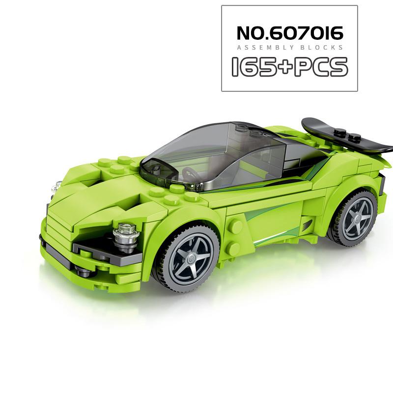 Speed City Racing Car Sports Model Building Blocks Bricks Classic Rally Sports Super Racers Great Vehicles Christmas gift Toys