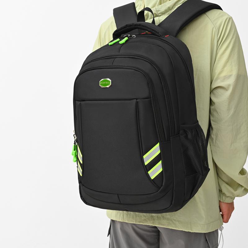 Large Capacity Backpack, Men'S And Women'S Student Computer Bagmulti Pocket Waterproof And Wear-Resistant Commuting Backpack,Chr