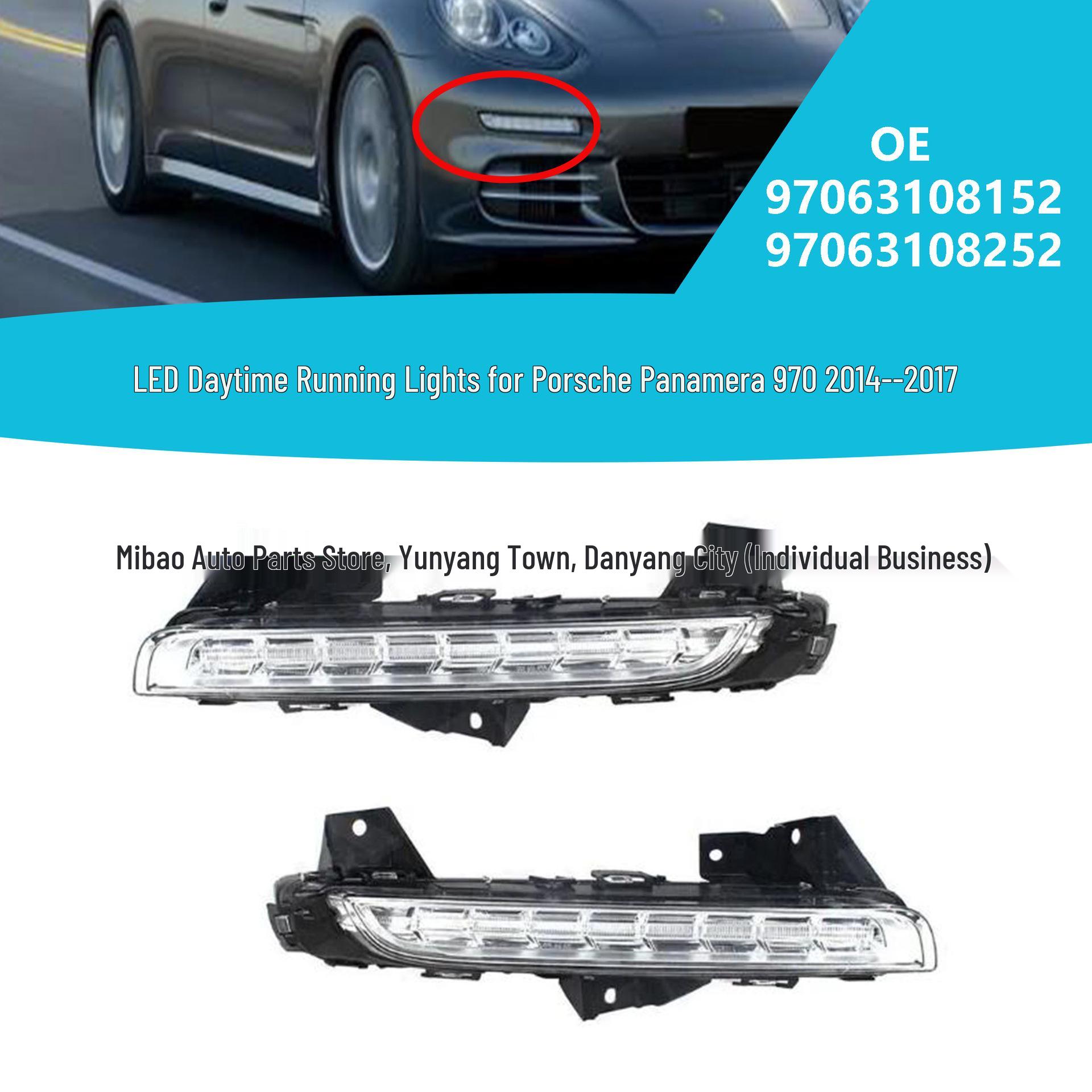 Fits 2014-2017 Panamera 970 Daytime Running Light 970631085152 970631082 Left