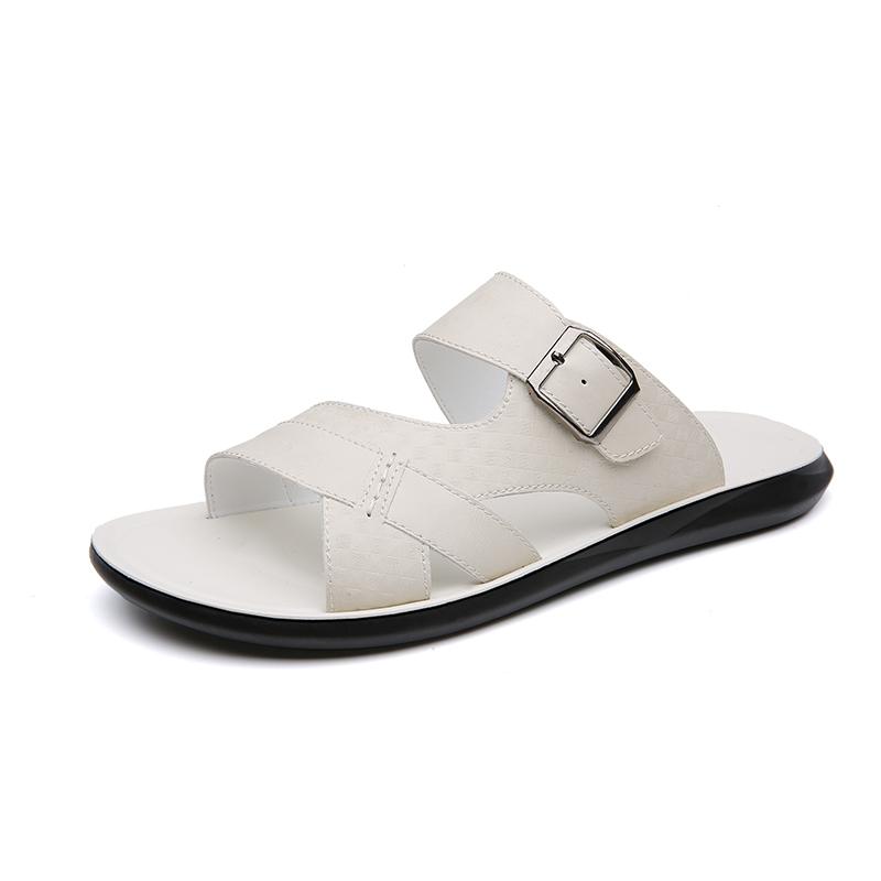 Fashion Summer Men's Slippers Minimalist and Comfortable Flat Bottomed Style Plus Size Outdoor Street Beach Walking Lightweight Shoes