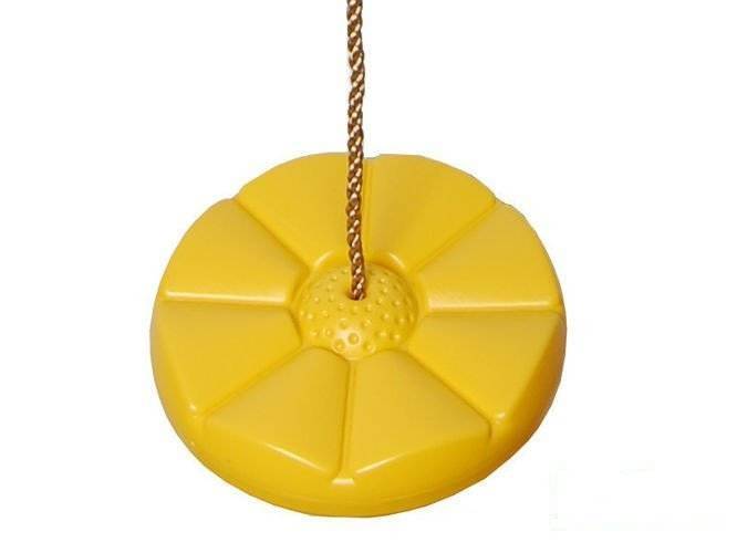 swing plate Flower - yellow