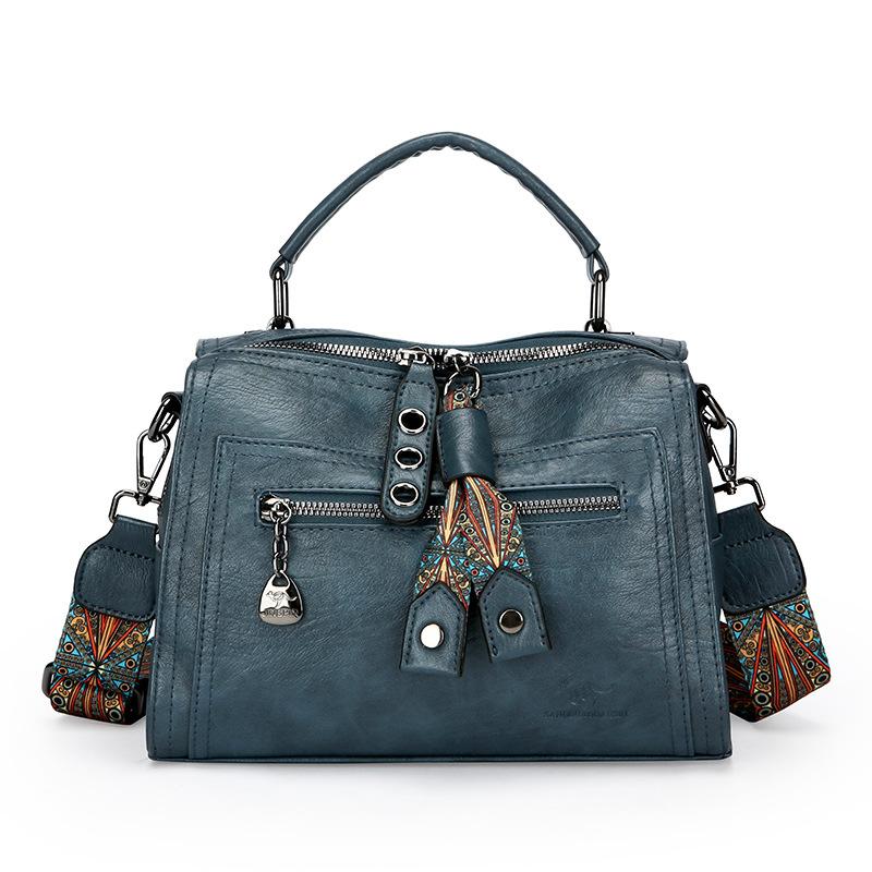 Modische Umhängetasche, Hochwertige Ein-Schulter-Boston-Tasche