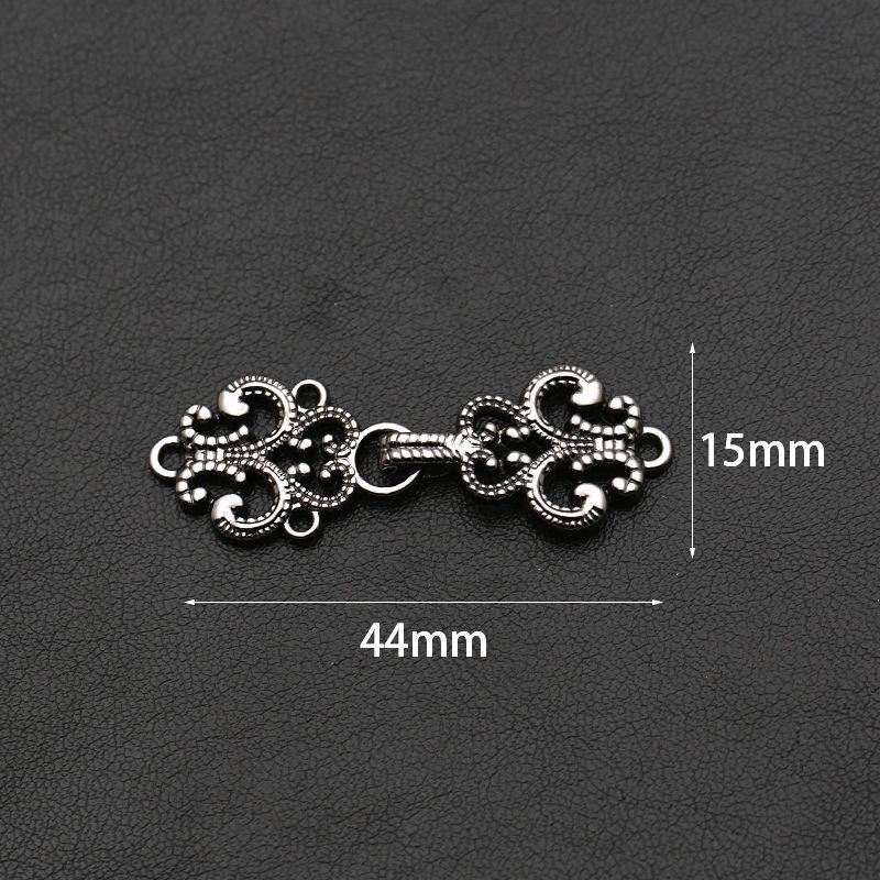 Metal Ancient Hanfu Cheongsam Mother Button Antique Buckle Retro Button Collar Buckle Clothing Button Accessories