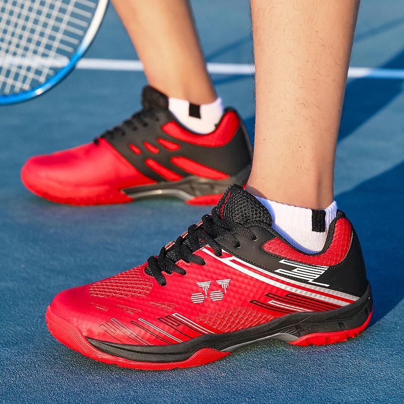 

Professional badminton shoes men s and women s same 2025 new mesh breathable sports shoes table tennis shoes children s training shoes 45