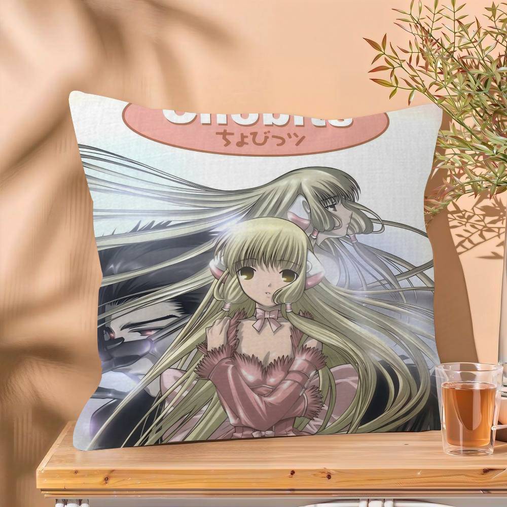 

Classic cute Anime CChobits Personalized Pillow Cover Kids Bedroom Wild Party Decor Pillowcase kid Birthday shower Gift 30x30 cm