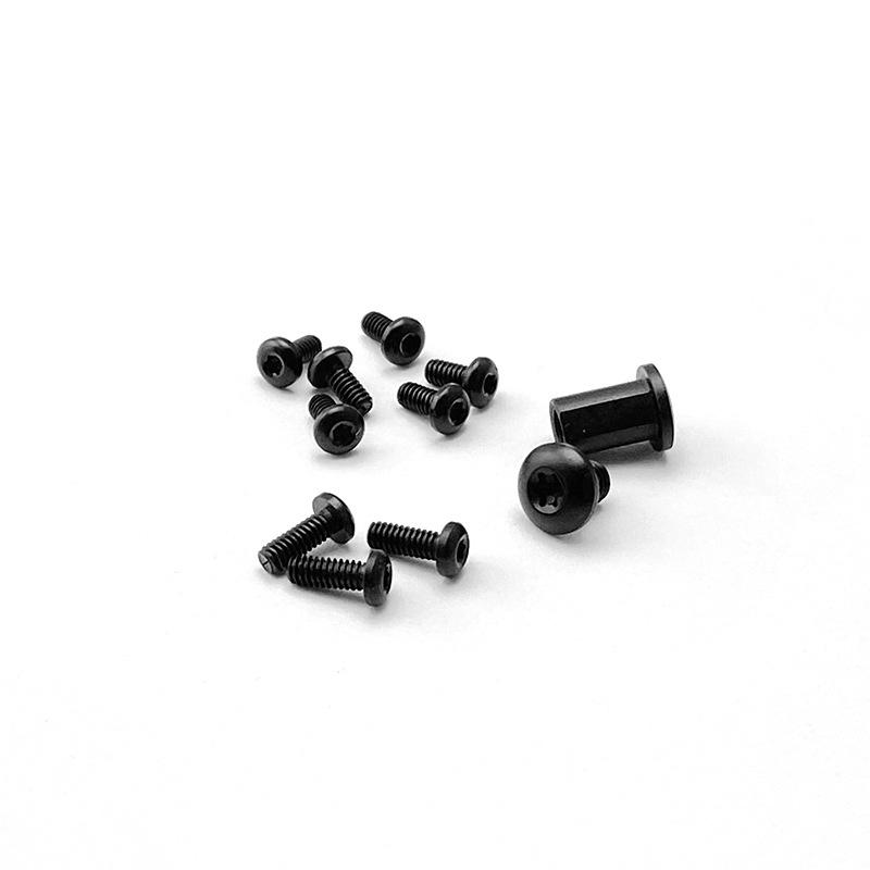 

1 комплект гвинтів-ніжів з титанового сплаву для вилки Benchmad North 15031 Custom Titanium Torx Set гвинтів та шарнірних поворотних болтів чорний