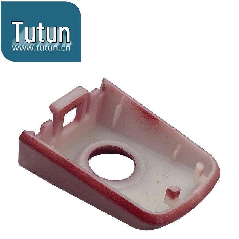 2015 Qashqai Front Door Handle Cover with Keyhole, Dazzling Red