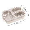 Leak-Proof 304 Stainless Steel Lunch Box 1000Ml Microwaveable Oven Safe Lunch Bento Box Sealed Compartmentalized Lunch Box