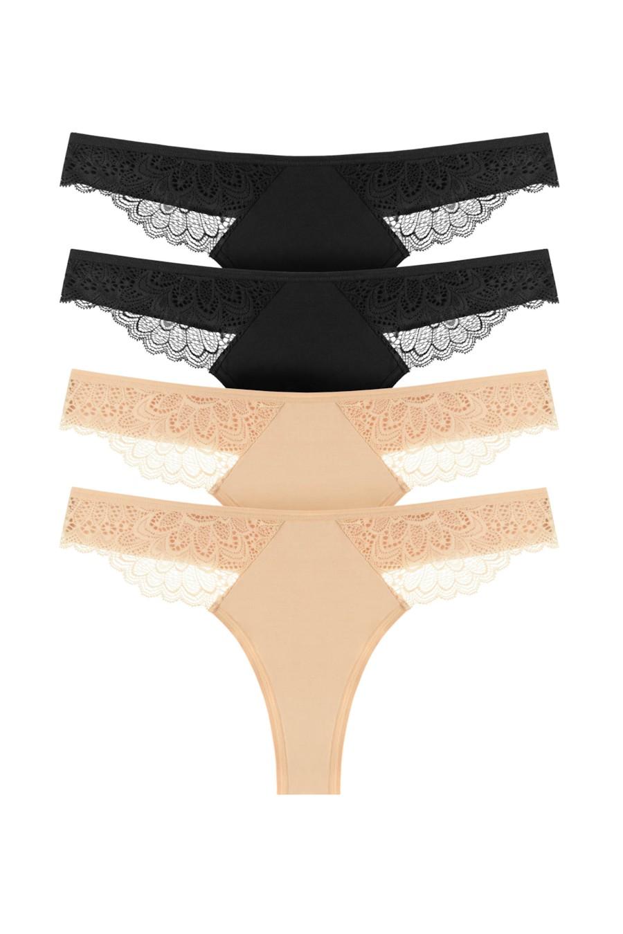 

Трусики стрінг, 4 штуки Anabel Arto (92071) 2(S) різнокольорові кольору