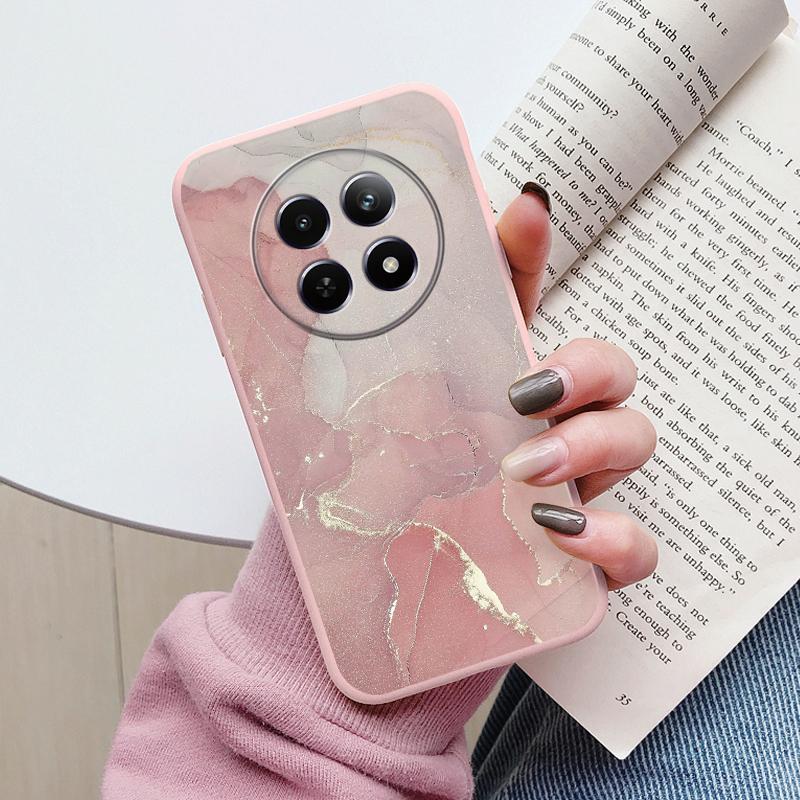 Luxury Case For Redmi 14C 4G 14R 5G A4 Note 14 Pro 5G Poco C75 Fundas Marble Art Pattern Soft TPU Protection Cover Shockproof