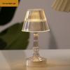 European Retro LED Night Lamp: Textured Small Desk or Bedside Decor with Palace Lantern Style