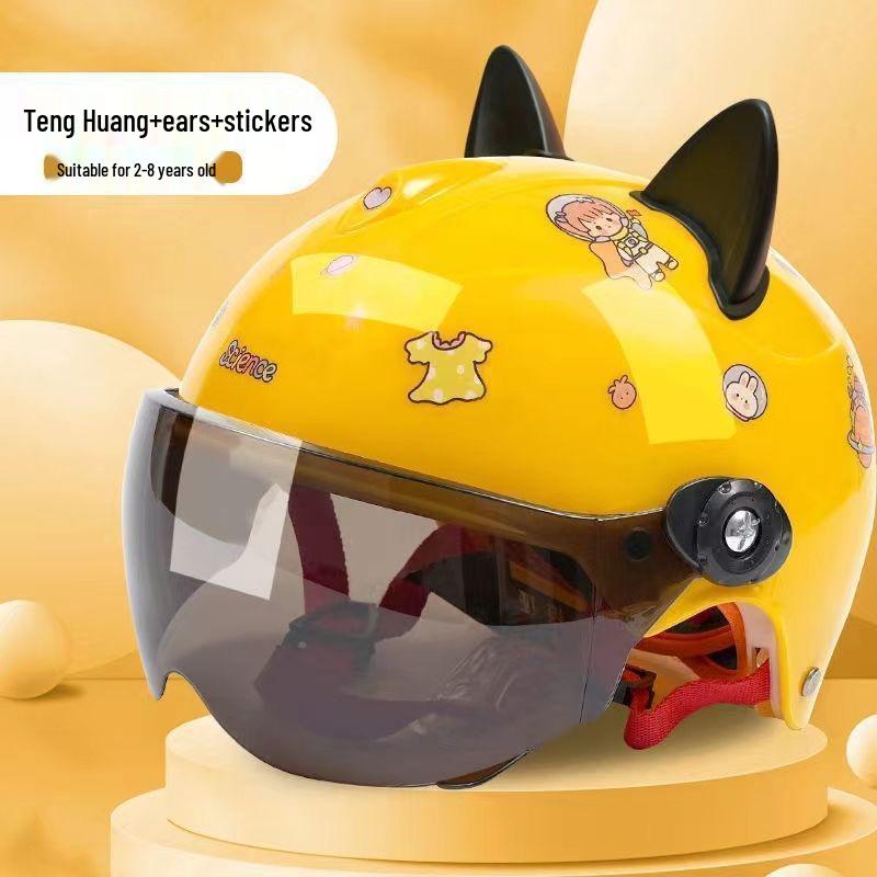 Children's Electric Scooter Helmet - Summer Sun Protection, All-Season Safety for Toddlers.