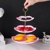 ZISIZ 3-Tier Large Petal Dessert & Cake Stand