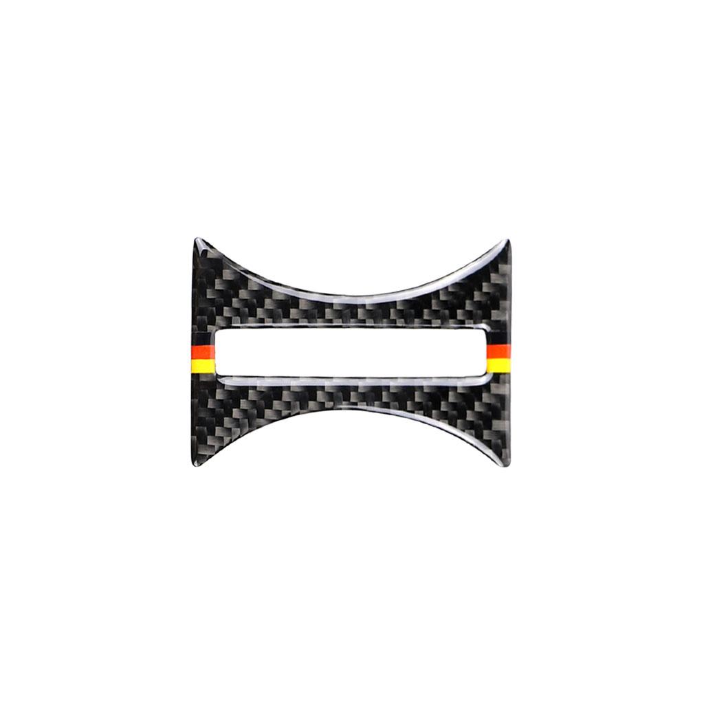 For Mercedes Benz A GLA CLA Class W176 X156 C117 Car Carbon Fiber Texture Center Console Water Cup Holder Cover Trim