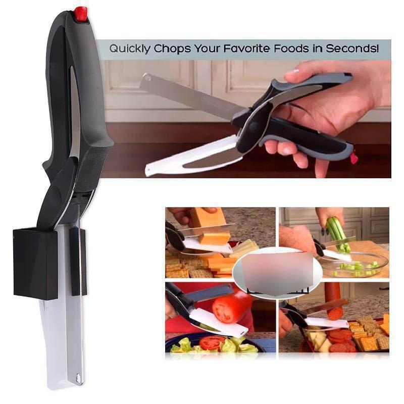 Smart Cutting Scissors For Home Kitchen Multi-functional Vegetable Scissors