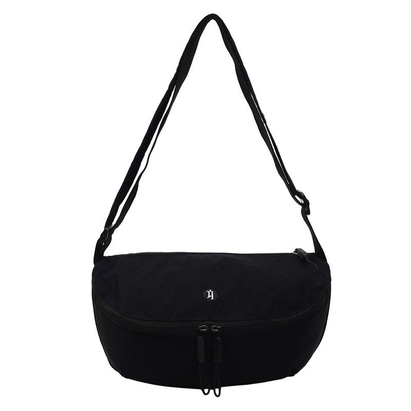 

Japanese Ultralight Waterproof Nylon Crossbody Bag - Unisex, Versatile, Single Shoulder, Practical Design One Size чёрный