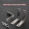 10 Pack 90-Degree Cabinet Corner Brackets 90-Degree Cabinet Pull Corner Brace Sturdy Hardware for Enhancing Durability