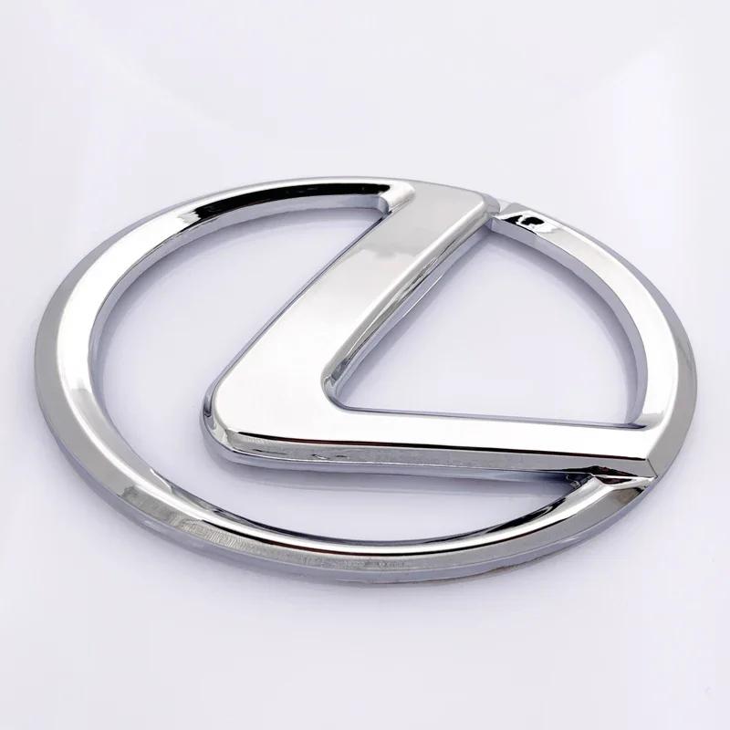 For Lexus F SPORT GX460 Ct200h IS250 ES 220D Carbon fiber Head Rear Body Decal Accessories Car Front Grille Badge Trunk Emblem