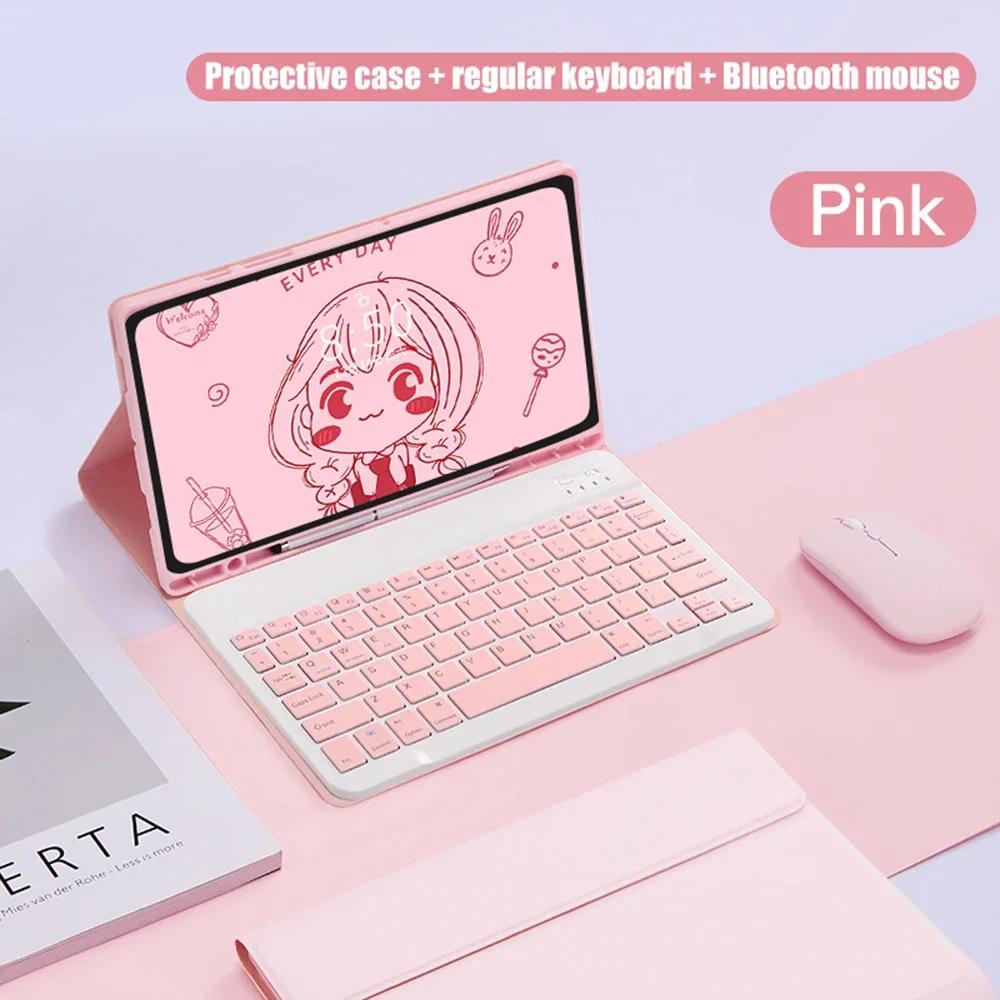 Nový kryt s klávesnicí řady S10 pro Samsung Galaxy Tab S10 FE Plus + 13.1 pro S10 Ultra Funda Klávesnice Nárazuvzdorný kryt tabletu