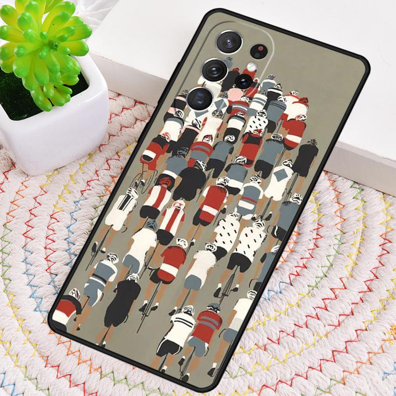 Bike Bicycle Cycling Phone Case for Samsung Galaxy Note 10 Pro S26 Ultra S23 S24 FE S25 S21 S22 PLUS Shockproof Cove