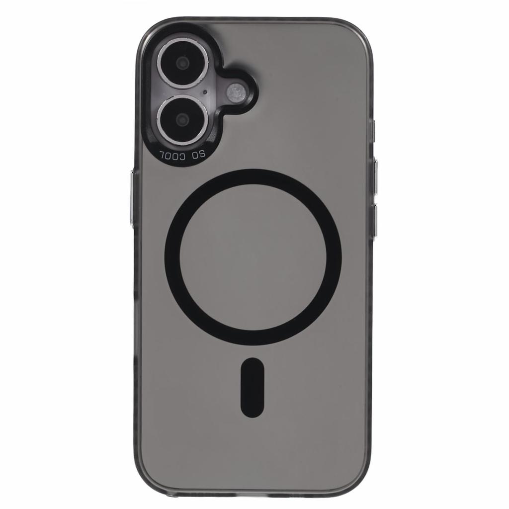 For iPhone 16 Plus Case Compatible with MagSafe Laser Effect TPU+Acrylic Phone Cover