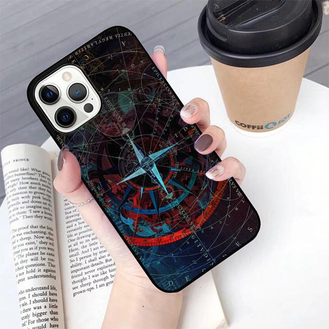 Compass Phone Case For Apple iPhone 17 Air Pro Max Plus Coque For iPhone 17 Air 14 15 16 13 12 Max Cover