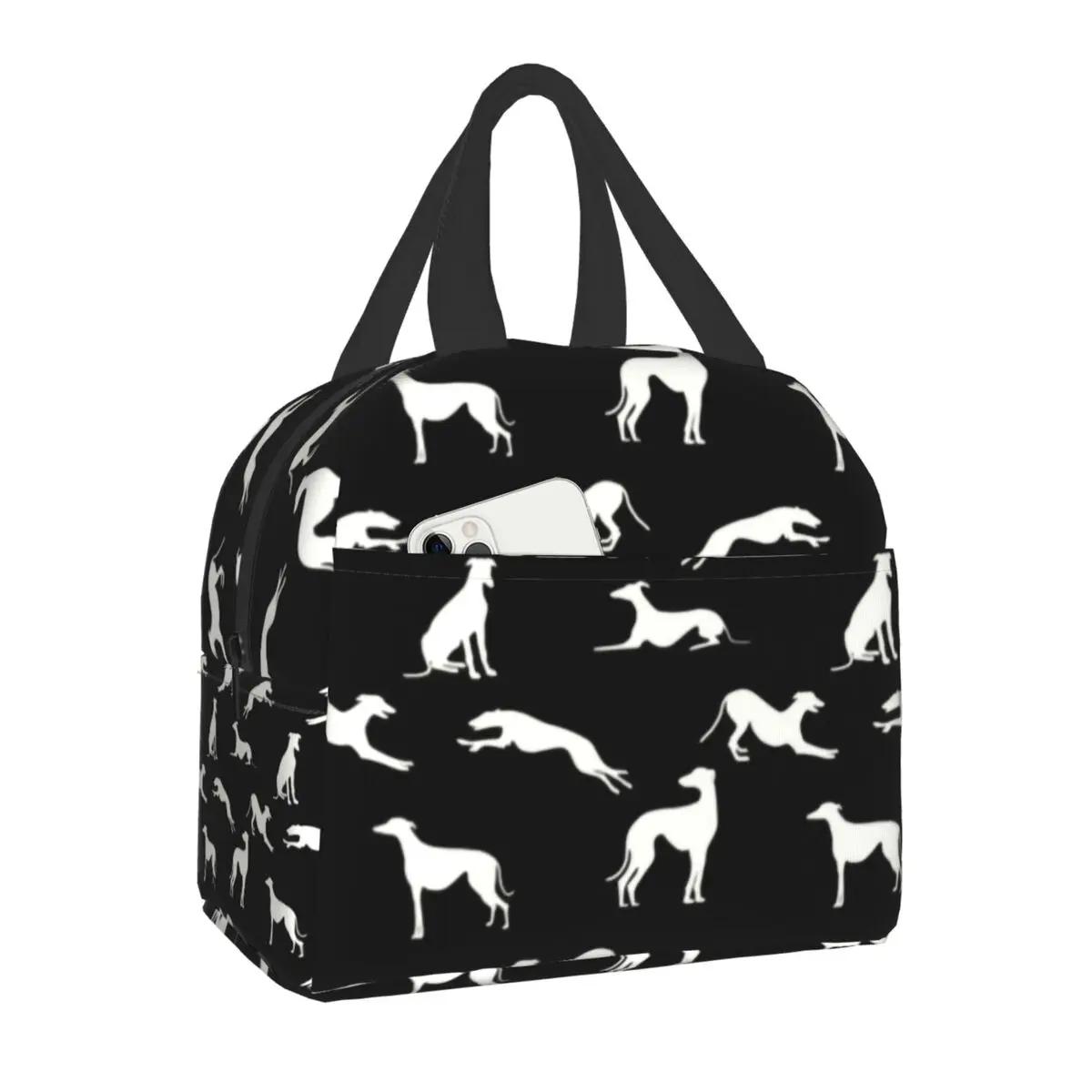 

Портативный ланч-бокс с изображением следов мопса для женщин, герметичный, с изображением следов мопса и мопса в черном цвете, изолированный ланч-бокс для еды 22x20x13CM белый