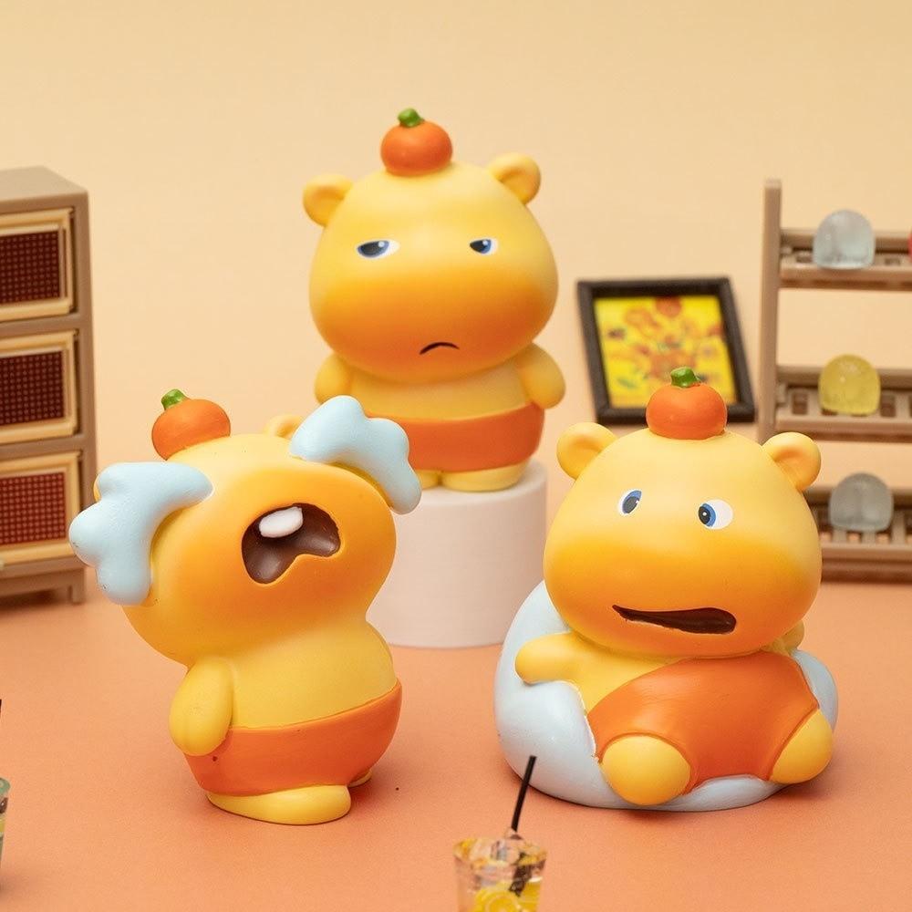 Lulu Capybara Surprise Toy Resin Miniature Ornament New Water Dolphin Ornaments  Gift