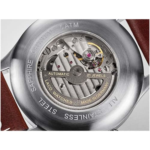 Laco Watch 861688 Augsburg, Officially Imported, Brown