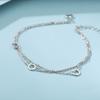 For Women Sterling Color Multilayer Chain Bracelets Geometric Circle Wrist Bracelet Fine JewelryGeometric Chain