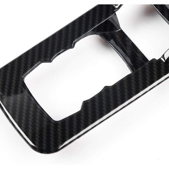 Keptrim for F-150 ABS Carbon Fiber Window Lift Switch Door Lock Trim for 2015 2016 2017 2018 2019 2020 Ford F150, 4pcs