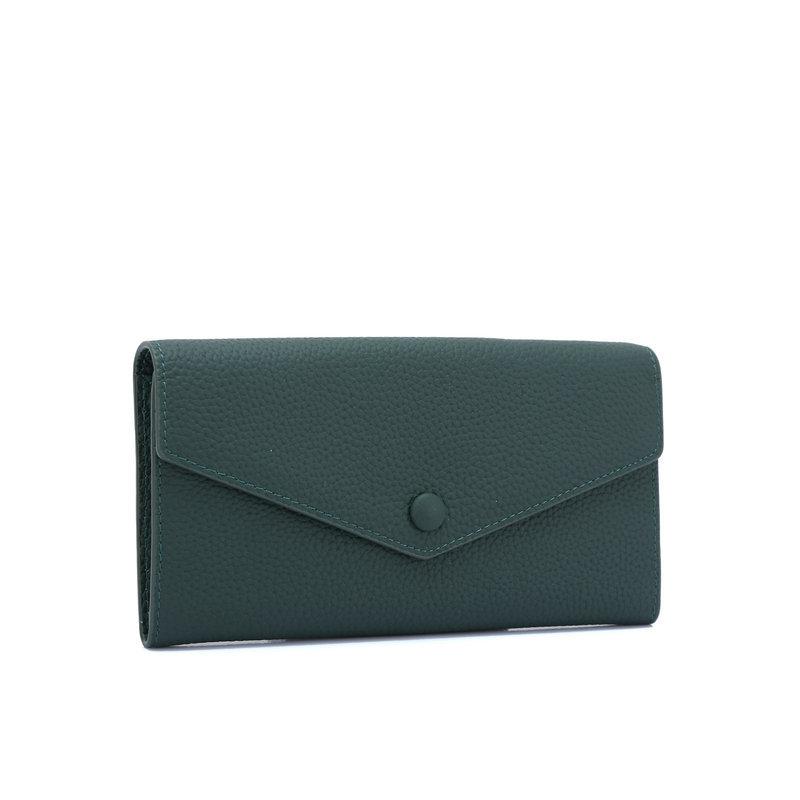 Genuine Leather Long-section Wallet Integrated Handbag Three-layer Cowhide Large Capacity Card Bag Mobile Phone Leather Case Zero Wallet