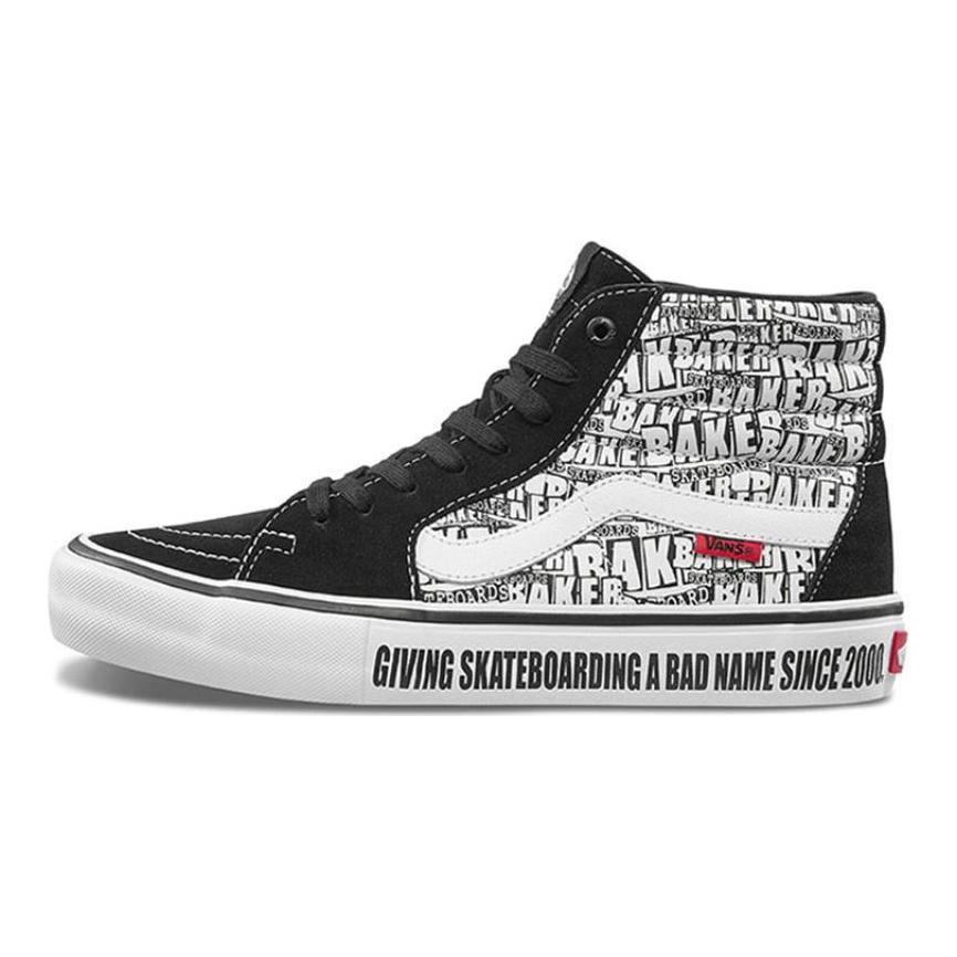 Vans Baker SK8 Hi Pro 'Black White' Vans VN0A45JDV0B