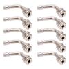 10pcs Truck Tyre Valve Stem TR543E Bent 75 Degrees 65mm Clamp In Valve Extension Adapter for Bus Truck Hole 9.7mm