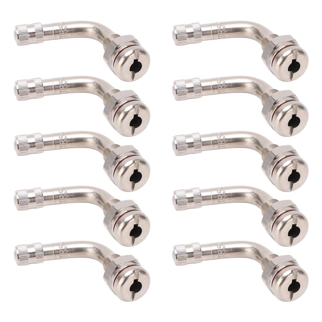 10pcs Truck Tyre Valve Stem TR543E Bent 75 Degrees 65mm Clamp In Valve Extension Adapter for Bus Truck Hole 9.7mm