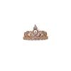 Ring Accessories Electroplated Rose Gold Korean Version Crown Diamond Ring for Women