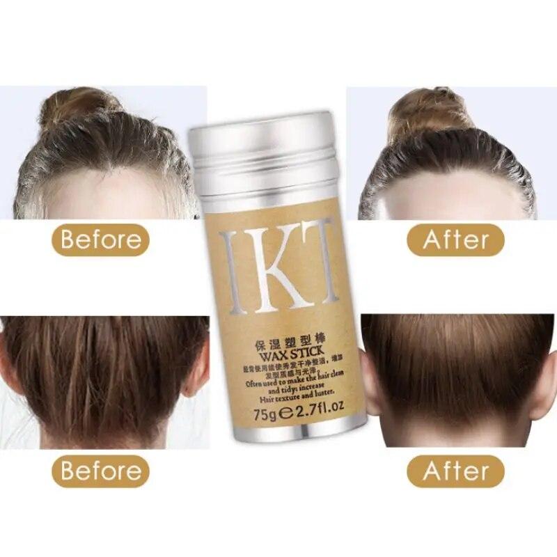 Männer Frauen Styling Pomade Stick Schnell Fixiert Reparatur Haar Wachs Stick Erhöhen Textur und Glanz