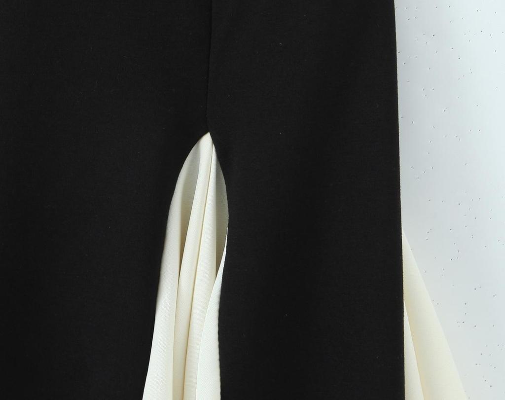 2025 Černo-bílé šaty na šle: Styl královské sestry, Hot Girl Slim Fit, Dlouhé a krátké varianty