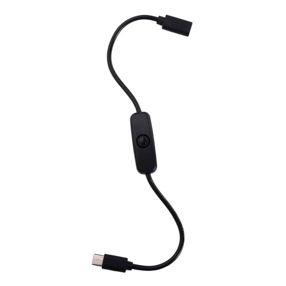 USB-C Male to Female for Raspberry Pi 4 Power Line Power Cord Type C Cable Type C Power Supply