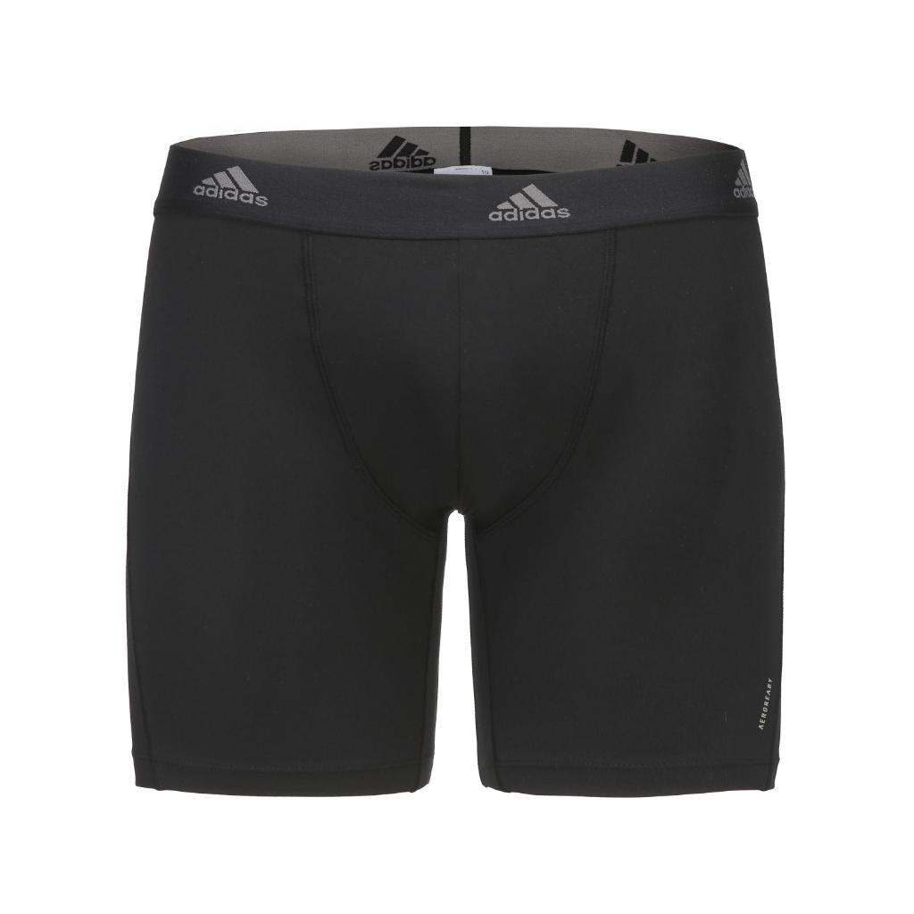Adidas Moisture Wicking Sports Boxer Briefs 3 Pack Men Underwear Black 4A3M03-000